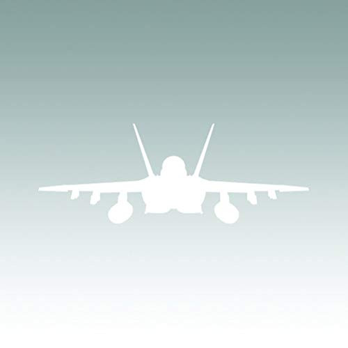 RDW F_18 Hornet Sticker _ Decal _ Die Cut _ f18 Jet Aircraft _ White 8.00 inch  x 2.95 inch