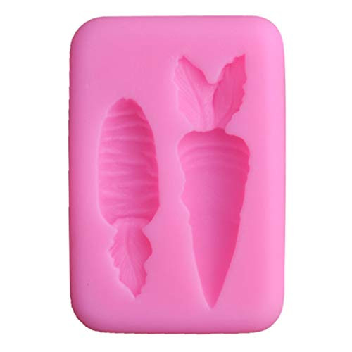 Carrot 3D Silicone Mold Fondant Cake Chocolate Decorating Sugarcraft Paste Mould Baking Tool FANKEE Carrot 3D Silicone Mold Fondant Cake Chocolate Decorating Sugarcraft Paste Mould Baking Tool FANKEE