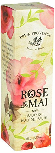 Pre de Provence Versatile, Radiant, Massage Dry Body Oil - Rose De Mai, 1.0 Fl Oz