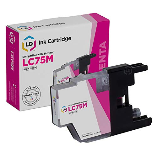 LD Compatible Ink Cartridge Replacement for Brother LC75M High Yield _Magenta_ LD Compatible Ink Cartridge Replacement for Brother LC75M High Yield _Magenta_