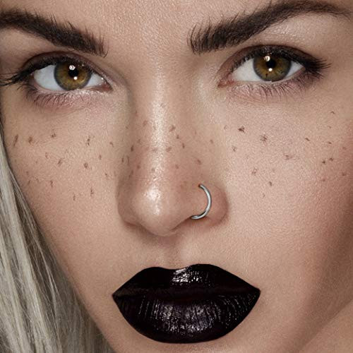 Silver Fake Nose Ring Hoop _ No piercing Needed _ Silver Faux Clip On Nose Piercing rings _ 925 Sterling Silver Nose Piercing Jewelry
