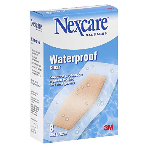 3m Nexcre Knee Elbow Wtpr Size 8ct Nexcare Knee and Elbow Waterproof Bandage 2 3 8 X 3 1 2 8ct
