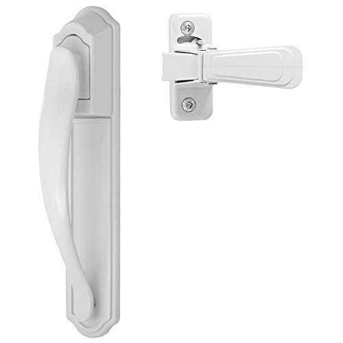 Ideal Security DX Pull Handle Set For Storm and Screen Doors Easy Upgrade White