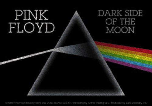 C and D Visionary Licenses Products Pink Floyd D.S.O.M. Glitter Sticker