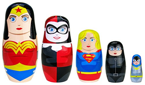 Bif Bang Pow! Heroines of DC Nesting Dolls Set of 5 Action Figure