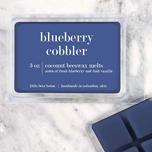 Blueberry Cobbler _ Strong Scented Natural Coconut Beeswax Wax Melts