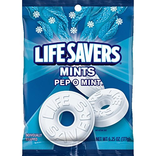 Life Savers Pep O Mint Candy Bag_ 6.25 ounce