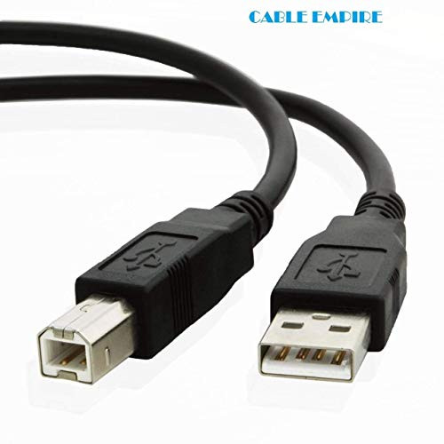 Cable Empire Hi_Speed USB 2.0 Printer Scanner Cable Type A Male to Type B Male _10ft_