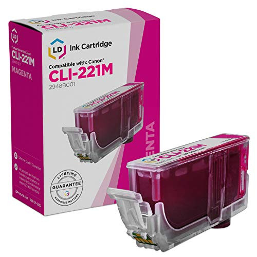 LD Compatible Ink Cartridge Replacement for Canon CLI_221 _Magenta_