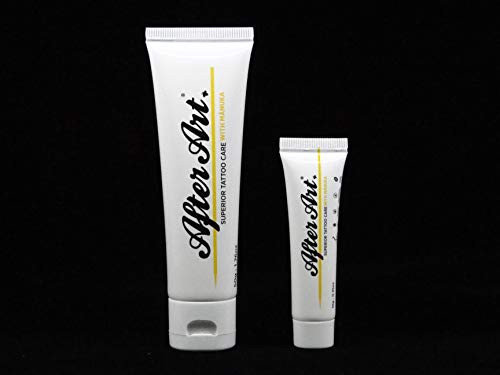 After Art _ Superior Tattoo and Piercing After Care Cream With Manuka_ Faster Healing Time_ Soothing Ointment For New and Older Tattoos  All Natural Organic Ingredients