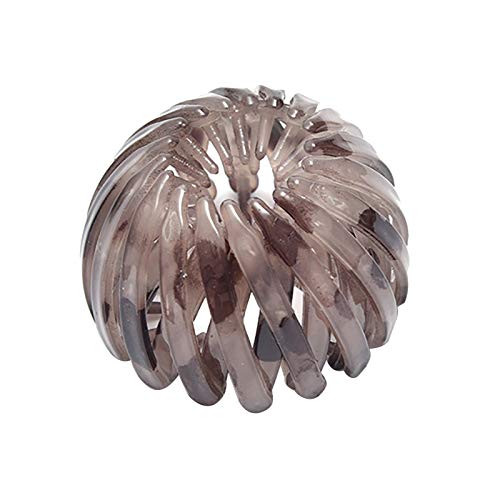 Fashion Hair Clips for Women Bun Crystal Claw Horsetail Buckle Clip Bird Nest Expanding Hair Accessories Female Ponytail Headwear _C_