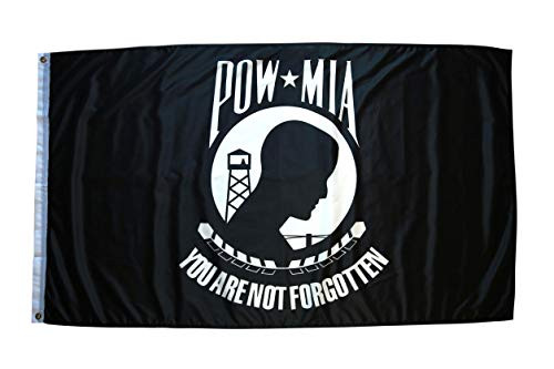 High Supply 3x5 Prisoner of War Missing in Action Flag 3x5 POW MIA Flag POW Flag 3x5 Army Flags 3x5 Outdoor Vietnam Flag