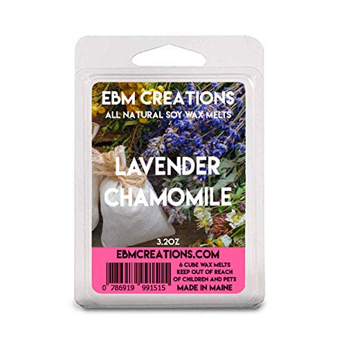 Lavender Chamomile _ Scented All Natural Soy Wax Melts _ 6 Cube Clamshell 3.2oz Highly Scented! Lavender Chamomile _ Scented All Natural Soy Wax Melts _ 6 Cube Clamshell 3.2oz Highly Scented!