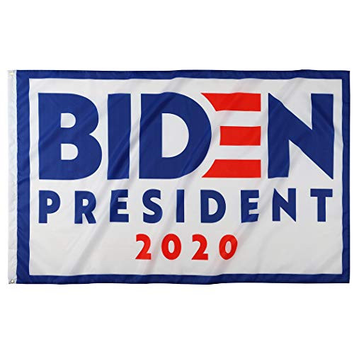 shinyis Joe Biden Kamala Harris Build Back Better for 2020 President Democratic 3' X 5' Ft Banner Breeze Voting Flag Outdoor Activity Rally Sign _Biden 2020 Flag White_