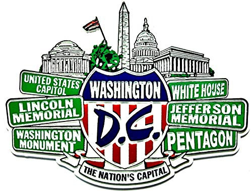 Washington D.C. Street Signs Fridge Magnet