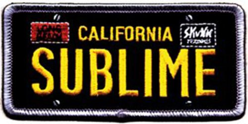 C and D Visionary Application Sublime License Plate Patch