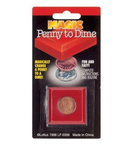 Novelty Penny to Dime Easy to Do Magic Trick