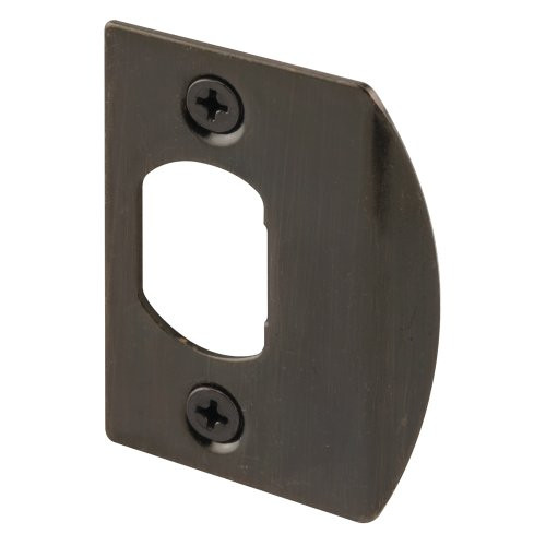 Defender Security E 2308 Standard Latch Strike_ 1_5 8 in._ Steel_ Antique Brass Plated Finish _Pack of 1_