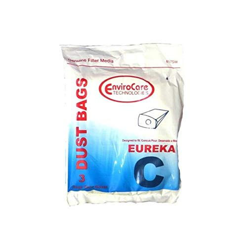 TVP Replacement for Eureka Vacuum Bags Style C Mighty Mite _3 Bags_