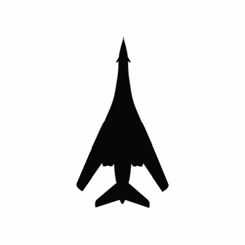 _2x_ B_1 Lancer _ Bomber _ Black _ Sticker _ Decal _ Die Cut