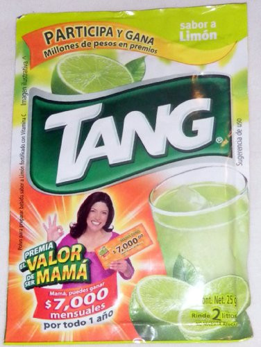 3 X Tang Limon Flavor No Sugar Needed Makes 2 Liters of Drink 15g From Mexico
