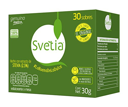 SVETIA zero calorie sweetener with stevia extract_ 30 packets