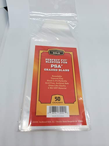Cardboard Gold Sleeves for PSA Graded Slabs Ultra Protection for The Pro Collector