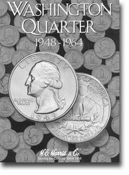 Harris Coin Folder _ Washington Quarter  2 Folder 1948_1964 _  8HRS2689