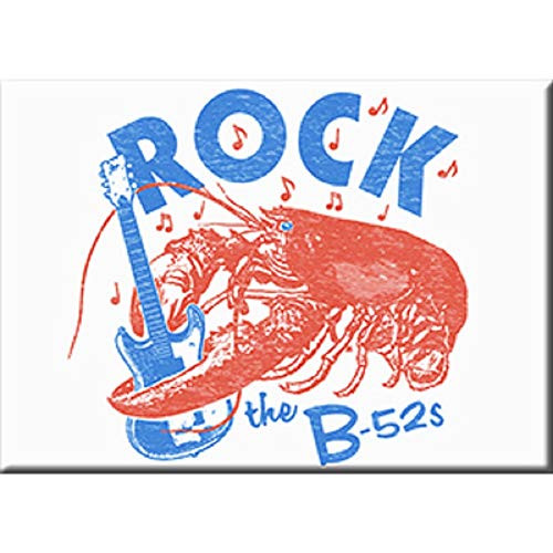 B_52'S ROCK LOBSTER FRIDGE MAGNET _ American Wave Band B_52s Decorative Artwork Refrigerator Fridge Magnet _ 2.5 inch  x 3.5 inch