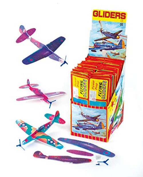 Baker Ross W314 Flying Gliders _ Pack of 6_ Flying Toys for Kids Party Bag Fillers_ Pocket Money Gifts and Small Items for Children Baker Ross W314 Flying Gliders _ Pack of 6_ Flying Toys for Kids Party Bag Fillers_ Pocket Money Gifts and Small Items for Children