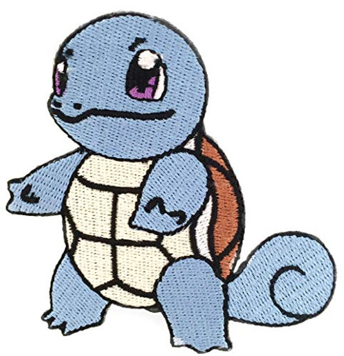Squirtle Patch _3 Inch_ Embroidered Iron or Sew on Badge Applique Souvenir Costume Water Bubble Emblem Squirtle Patch _3 Inch_ Embroidered Iron or Sew on Badge Applique Souvenir Costume Water Bubble Emblem