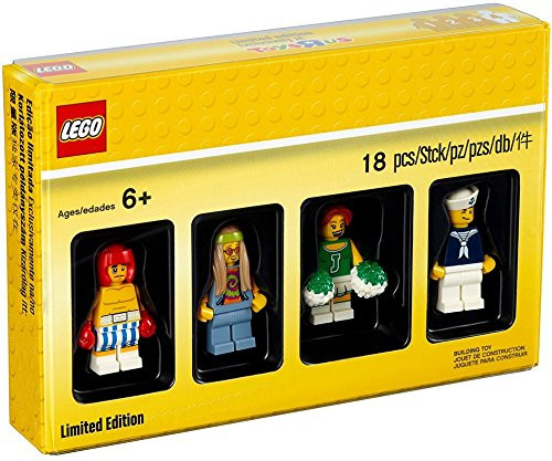 LEGO 2017 Bricktober Set 4 Boxer, Hippie, Female Cheerleader, and Sailor (5004941)