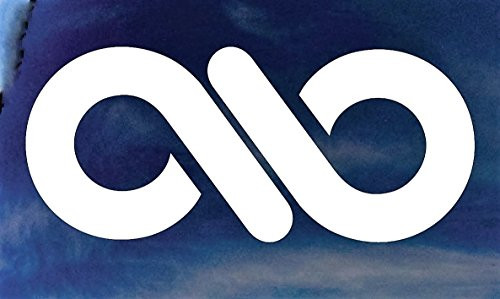 Infinite 8 inch  Logo K_Pop Rock Band Logo Decal Sticker for Cars Laptops Tablets Skateboard _ WHITE