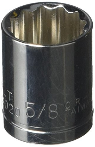 K_T Industries 3 8 inch  Drive 12_Point Regular Socket_ 5 8 inch