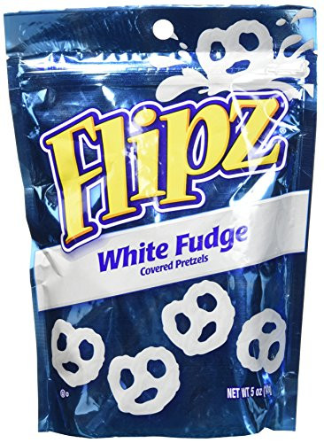 Flipz White Fudge Pretzels_ 5oz _Pack of 1_