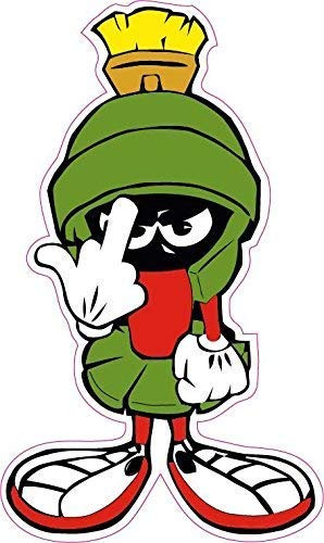 Marvin The Martian F You Small Decal Sticker
