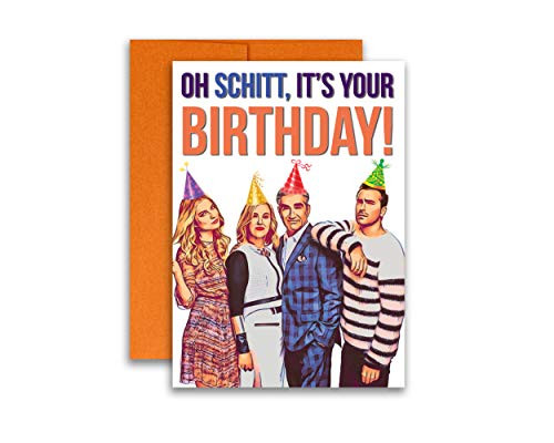 Schitt's Creek Birthday Card Oh Schitt_ It's Your Birthday 5x7 inches w Envelope