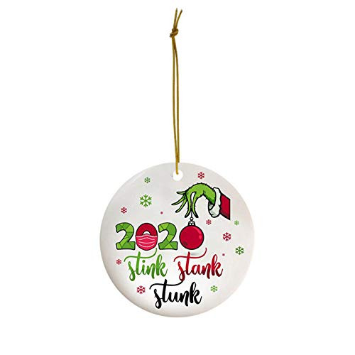 2020 Stink Stank Stunk Christmas Ornaments _ Unique Christmas Hanging Ornament for Christmas Tree Decorations_ Grinch Ornament Xmas Decorating Set Creative Friends Gift for Holiday Family _K_ 2020 Stink Stank Stunk Christmas Ornaments _ Unique Christmas Hanging Ornament for Christmas Tree Decorations_ Grinch Ornament Xmas Decorating Set Creative Friends Gift for Holiday Family _K_