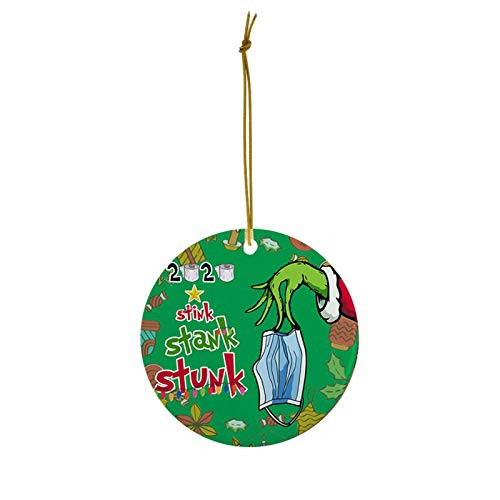 2020 Stink Stank Stunk Christmas Ornaments _ Unique Christmas Hanging Ornament for Christmas Tree Decorations_ Grinch Ornament Xmas Decorating Set Creative Friends Gift for Holiday Family _J_ 2020 Stink Stank Stunk Christmas Ornaments _ Unique Christmas Hanging Ornament for Christmas Tree Decorations_ Grinch Ornament Xmas Decorating Set Creative Friends Gift for Holiday Family _J_