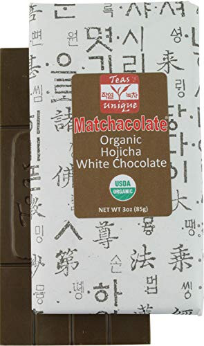 Matchacolate Organic Hojicha Tea Matcha Chocolate Bar_ 3oz _85g_