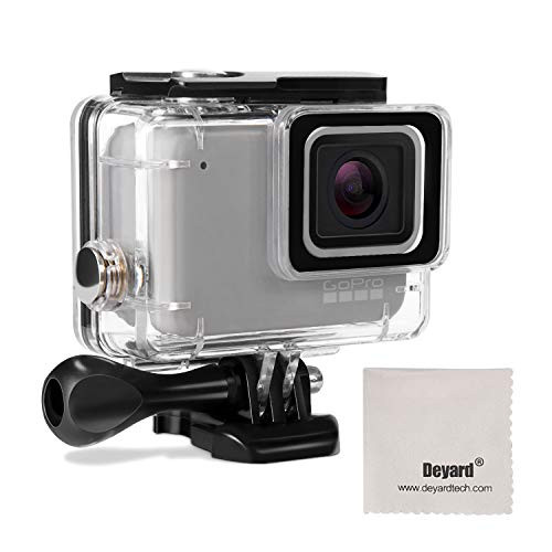 Deyard Waterproof Housing Case for GoPro Hero 7 White GoPro Hero 7 Silver with Quick Release Mount and Thumbscrew 45 Meters Underwater Photography