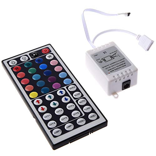 LNIMI IR Remote Controller 44 Keys for RGB LED Light Strip
