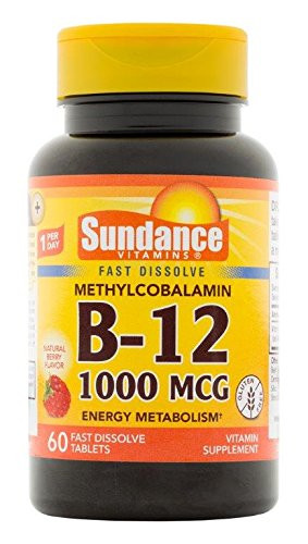 Sundance Mthyl 1000 mcg Vitamin B12 Supplement_ 60 Count