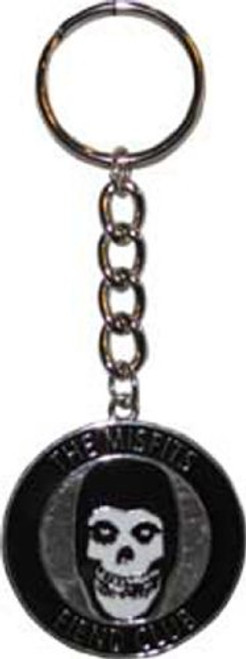 C and D Visionary Licenses Products Misfits Fiend Club Metal Keychain_ 1.625 inch