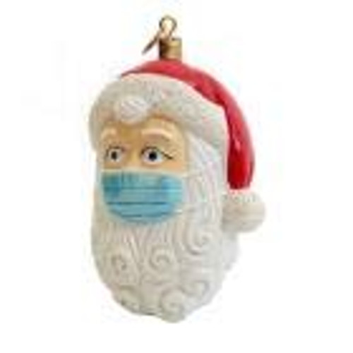 Gergeos 2020 Santa Claus Ornaments_ Christmas Tree Decoration Pendant_ Santa Claus with Face Cover Tradition Home Decor for Family _G_Santa_ 1 PC_ Gergeos 2020 Santa Claus Ornaments_ Christmas Tree Decoration Pendant_ Santa Claus with Face Cover Tradition Home Decor for Family _G_Santa_ 1 PC_