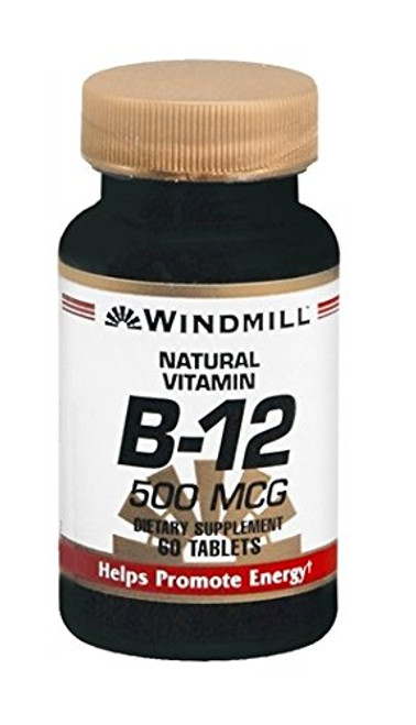 Vitamin B_12 TABS 500 MCG WMILL Size  60