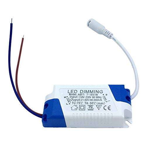LED Dimming Driver_ XUNATA 7_15W Dimming Transformers Power Supply AC85_265V to DC 21_48V 300mA Constant Current for LED Panel Light
