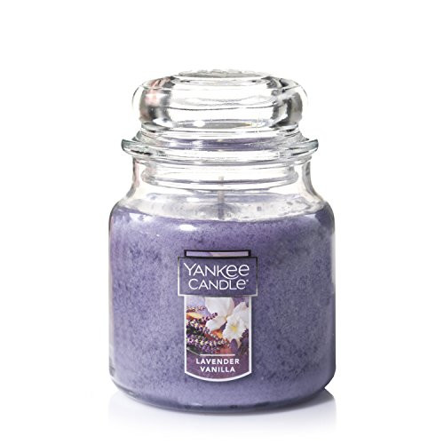 Yankee Candle Medium Jar Candle, Lavender Vanilla