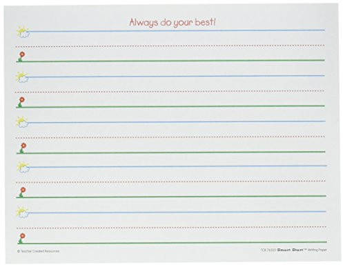 Teacher Created Resources (76503) Smart Start K-1 Writing Paper: 360 sheets