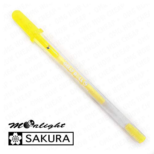 Sakura Moonlight _ Ultra Violet Gelly Roll Pen _ 3 Pack _ Fluorescent Yellow  403